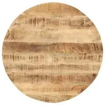 vidaXL Tischplatte Massivholz Mango Rund 15-16 mm 60 cm