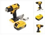 DeWalt DCE 530 N Akku Hei&szlig;luftpistole 18V 530&deg;C + 1x Akku 5,0Ah + Fl&auml;chen- und