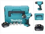 Makita DHG 181 T1J Akku Hei&szlig;luftgebl&auml;se 18 V 150 - 550&deg;C + 1x Akku 5,0 Ah +...