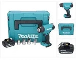 Makita DHG 181 F1J Akku Hei&szlig;luftgebl&auml;se 18 V 150 - 550&deg;C + 1x Akku 3,0 Ah +...