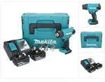 Makita DHG 181 RTJ Akku Hei&szlig;luftgebl&auml;se 18 V 150 - 550&deg;C + 2x Akku 5,0 Ah +