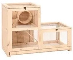 vidaXL Hamsterk&auml;fig 81x40x60 cm Massivholz Tanne