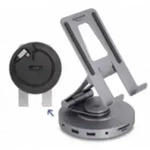 Delock Tablet und Notebook Dockingstation 4K mit integrierter Halterung HDMI USB Hub