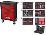 KS-Tools Werkstatt-Wagen ECOline, Werkzeugwagen, Montagewagen - 598-teilig