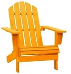 vidaXL Adirondack-Gartenstuhl Massivholz Tanne Orange