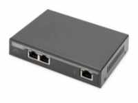 DIGITUS Extender 2-Port Gigabit 4PoE 802.3at 60W Switch 1 Gbps