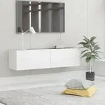vidaXL TV-Schrank Wei&szlig; 120x30x30 cm Holzwerkstoff