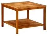 vidaXL Couchtisch 60x60x45 cm Massivholz Akazie
