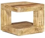 vidaXL Couchtisch 45x45x40 cm Massivholz Mango