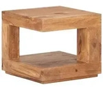 vidaXL Couchtisch 45x45x40 cm Massivholz Akazie