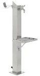 vidaXL Garten-Wassers&auml;ule Edelstahl Quadratisch 95 cm