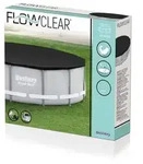 Bestway 58248 - Flowclear PVC-Abdeckplane &Oslash; 427 cm, schwarz, rund