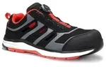Sicherheitssandale jo_RAPID BOA&reg; black-red Easy ESD S1PS, Gr. 36
