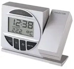 Technoline Radio Controlled Alarm Clock with Projection, Silber, AAA, 8760 h, 123 x