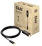 Club 3D Adapterkabel - HDMI m&auml;nnlich zu 24 pin USB-C m&auml;nnlich - 1.8 m - aktiv,
