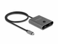 Delock USB 10 Gbps Type-C Switch 2 auf 1 bidirektional 8K