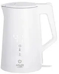 Adler AD 1345 STRIX-Wasserkocher 1,7 L, 2200W, LED-Touch - Wei&szlig;