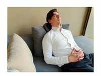 ERGOLEBEN Shiatsu 3D Massagekissen für Nacken und Rücken mit Wärme Funktion 