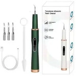 Ultraschall-Zahnsteinentferner und 4 Reinigungsk&ouml;pfe Green