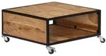 vidaXL Couchtisch 70x70x32 cm Massivholz Akazie