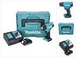 Makita DHG 180 RA1J Akku Hei&szlig;luftgebl&auml;se 18 V 550 &deg;C + 1x Akku 2,0 Ah + Ladeger&auml;t