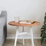 vidaXL Tischplatte &Oslash;40x1,5 cm Rund Massivholz Buche