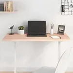 vidaXL Tischplatte 100x50x2 cm Massivholz Eiche Unbehandelt