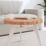 vidaXL Tischplatte &Oslash;60x4 cm Rund Massivholz Buche
