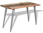 vidaXL Esstisch Altholz Massiv 120x60x76 cm