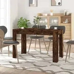 vidaXL Esstisch R&auml;uchereiche 120x60x76 cm Holzwerkstoff