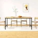 vidaXL Esstisch Massivholz Mango 180 cm