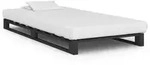 vidaXL Palettenbett Grau Massivholz Kiefer 100&times;200 cm
