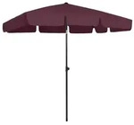 vidaXL Strandschirm Bordeauxrot 200x125 cm