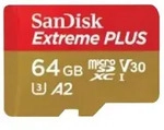 SanDisk Extreme PLUS - Flash-Speicherkarte (microSDXC-an-SD-Adapter inbegriffen)