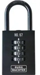 Zahlenvorhangschloss Numero 97 Schlossk&ouml;rper-B.40mm Guss Zahlenroll.4