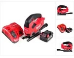 Milwaukee M18 FJS-501C Stichs&auml;ge 18V Brushless + 1x Akku 5,0Ah + Ladeger&auml;t