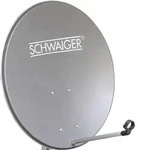 Schwaiger SPI2080 SAT Antenne 80 cm Reflektormaterial: Aluminium Anthrazit