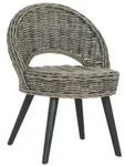 vidaXL Sessel Kubu-Rattan Schwarz