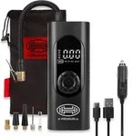 HEYNER&reg; Luftkompressor mit 6000 mAh Akku 10 bar, Auto-Stopp & LCD-Anzeige