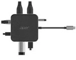 Acer 7in1 USB4 8k Multi Display Hub 1xHDMI/1xDP/2xUSB3.2/USB-C/RJ45/Audi - Lade-