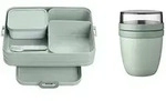 Mepal | 2-tlg Starter Set to go Snacks | Bento-Lunchbox Large & Lunchpot 
