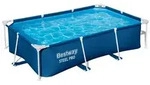 Bestway 56403 - Steel Pro Frame Pool ohne Pumpe, dunkelblau, eckig - 259 x 170 x 61