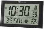 Digitale LCD Tischfunkuhr mit Datumsanzeige + Temperaturanzeige Ger&auml;uschlos Digitale