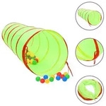 vidaXL Spieltunnel f&uuml;r Kinder Gr&uuml;n 175 cm Polyester