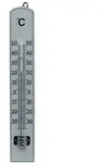 Zimmerthermometer Messber.-30 b.50GradC H206xB35xT15mm Buche TFA