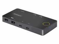 StarTech.com 2-Port USB-C KVM Switch, Single-4K 60Hz HDMI Monitor, Dual-100W...
