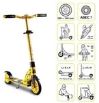SIX DEGREES Aluminium Scooter Junior 180/145 mm gelb