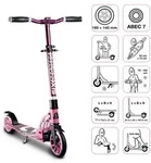 SIX DEGREES Aluminium Scooter Junior 180/145 mm pink