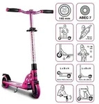 SIX DEGREES Aluminium Scooter Junior 145 mm pink