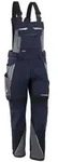 QUALITEX HIGH QUALITY WORKWEAR Latzhose IRON - marine/grau - Herren: 68 Damen: 62